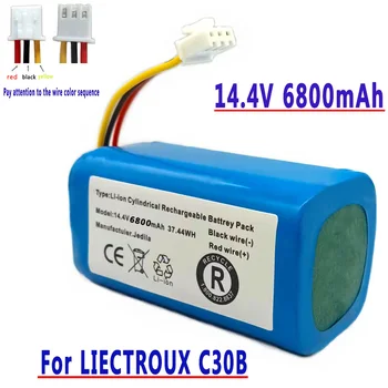 (Za C30B) Visoka Zmogljivost Originalne Baterije za LIECTROUX C30B Robot sesalnik, 6800mAh, litijevih celic, 1pc/paket
