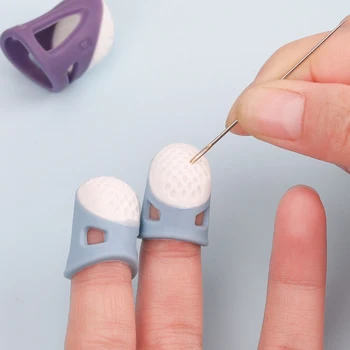 Silikonski thimble anti-vezava prst kritje Prst kritje thimble plastičnih thimble nohtov thimble šivanje orodja