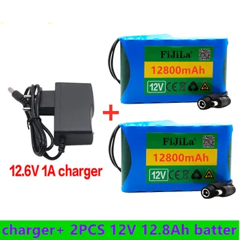 12v 18650mah Cctv Kamera Spremlja + Polnilnik Akumulatorska Litij-Ionska Baterija Zmogljivosti za 12,8 ah 12800