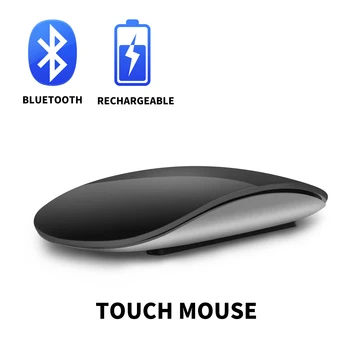 Brezžična tehnologija Bluetooth Magic 2 PC Gamer Miško Neslišno Polnilna Laser Ergonomska Oblika Dotik Za Macbook Air Pro m1 Asus Prenosnik