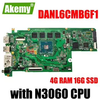 5B20N08025 za Lenovo N23 Chromebook prenosni računalnik z matično ploščo DANL6CMB6F1 mainboard z N3060 CPU 4G Ram-a, 16 G SSD 100% test OK