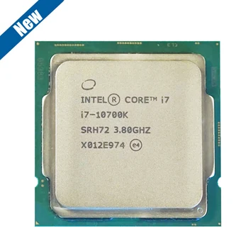 NOVO Intel Core i7 10700K 3,8 GHz Osem-Core 16-Nit CPU Procesor L2=2 M L3=16M 125W LGA 1200 Zaprti, vendar brez hladilnika