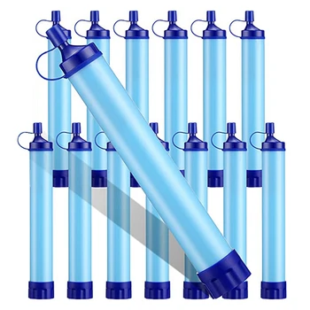 14 Kos Vodni Filter Slama, Voda, Čiščenje Naprave Na Prostem Filtracija Preživelih Prestavi Sili Kit