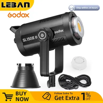 Godox SL150III Bi 160W 2800-6500K Dvo-Barvni LED Video Luč Bowens Gori Brezžični X Sistem za Studio za Fotografiranje Snemanje Videa