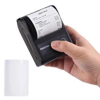 Prenosni 2 palca Mini Mobilni Tiskalnik za Nalepke 58mm Brezžična tehnologija Bluetooth Toplotne Bill Prejemu Tiskalnik ESC/POS za Tiskanje Trgovina na Drobno z