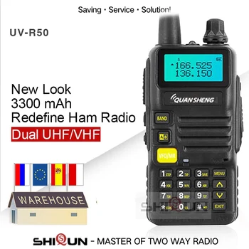 Quansheng UV-R50-2 Nadgradnja Mobilni Walkie Talkie Vhf, Uhf Dual Band Radijska Comunicador Hf Sprejemnik, UV-R50-1 UV R50 Series Uv-5r
